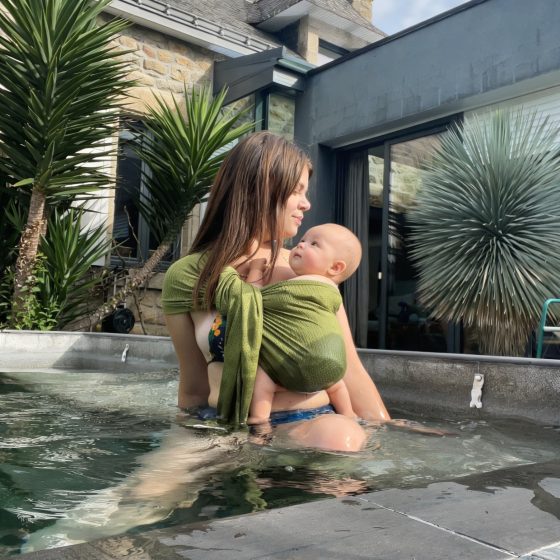 Naturioù R'Sling Olive Green - Mesh Ring Sling