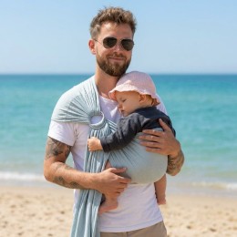 Naturioù R'Sling Polar Blue - Ring Sling en Mesh