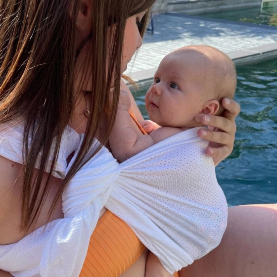 Naturioù R'Sling White - Ring Sling en Mesh