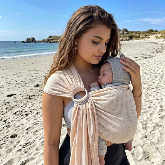 Naturioù R'Sling Beige - Mesh Ring Sling