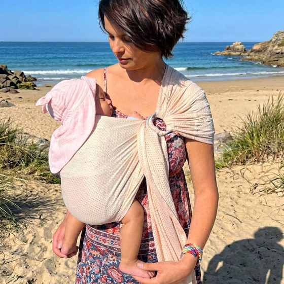 Naturioù R'Sling Beige - Mesh Ring Sling