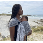Naturioù Ring Sling Millefeuilles Noir - écharpe de portage sans noeud
