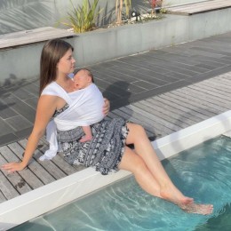 Naturioù R'Wrap White – mesh baby wrap