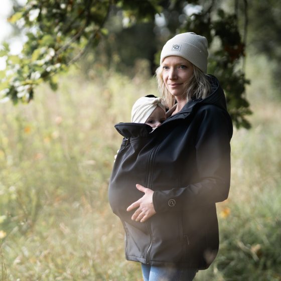 Mamalila Allrounder Fit - Veste de Portage et de Grossesse Toute Saison Mamalila