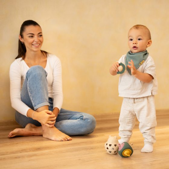 Petite&Mars - Fiona -  Jouet de dentition pop up en silicone poisson 6m+ Petite & Mars