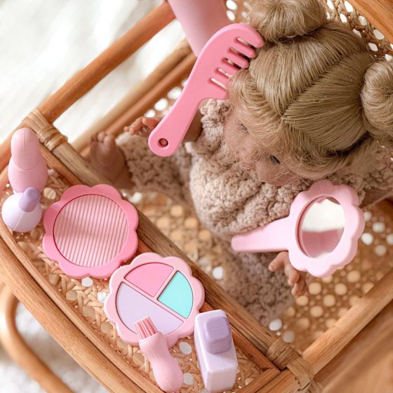 Petitkids Kit de beauté en silicone - Jouet d'imitation Petikids