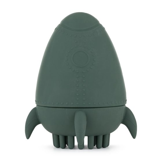 Petite&Mars - Splashy Rocket - Silicone toy with shower brush Splashy Rocket 6m+