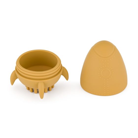 Petite&Mars - Splashy Rocket - Jouet de bain fusée en silicone, facile à nettoyer 6+ Petite & Mars