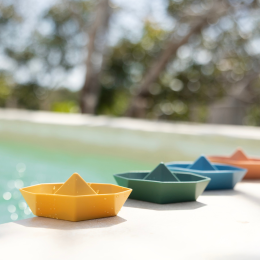 Petite&Mars - Jouet de bain - 4 Bateaux Origami 6+ Petite & Mars