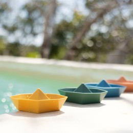 Petite&Mars - Jouet de bain - 4 Bateaux Origami 6+ Petite & Mars
