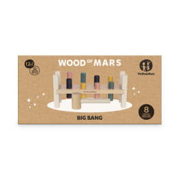 Petite&Mars - Big Bang - Banc à marteler en bois - Wood of Mars 12+ Petite & Mars