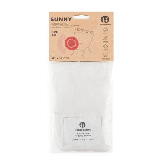 Petite&Mars - Sunny - ombrelle universelle poussette UPF 40+