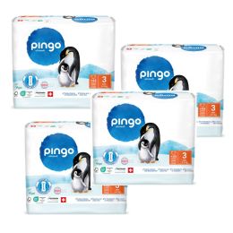 Pingo Pack 4x 44 Couches écologiques jetables Taille 3 Pingo