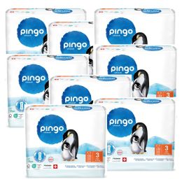 Pingo Pack 8x 44 Couches écologiques jetables Taille 3 Pingo