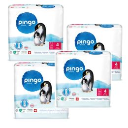 Pingo Pack 4x 40 Couches écologiques jetables Taille 4 Pingo
