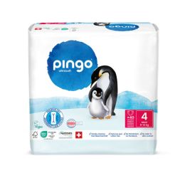 Pingo Pack 8x 40 Couches écologiques jetables Taille 4 Pingo
