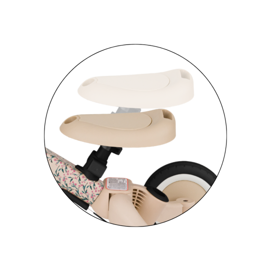 Petite&Mars - Turbo - Tricycle Enfant Multifonctionnel 5en1 Petite & Mars