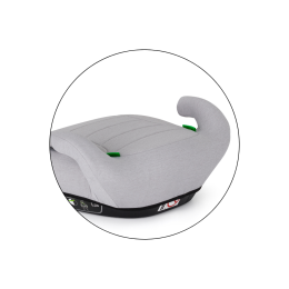Petite&Mars - Booster Zuno - 110-150 cm - Booster Seat - Grey