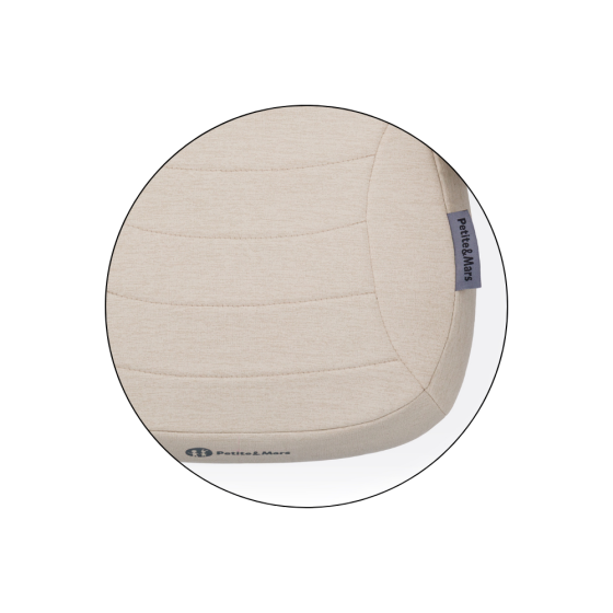 Petite&Mars - Booster Zuno - 125-150 cm - Rehausseur pour voiture Petite & Mars