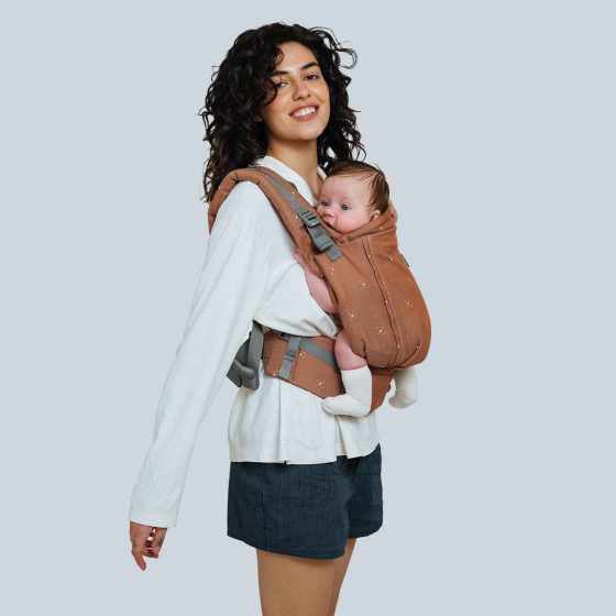 Love and Carry ONE EVO Caramel - Newborn ergonomic baby carrier