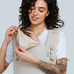 Love and Carry ONE Evo Wheat - Newborn ergonomic baby carrier