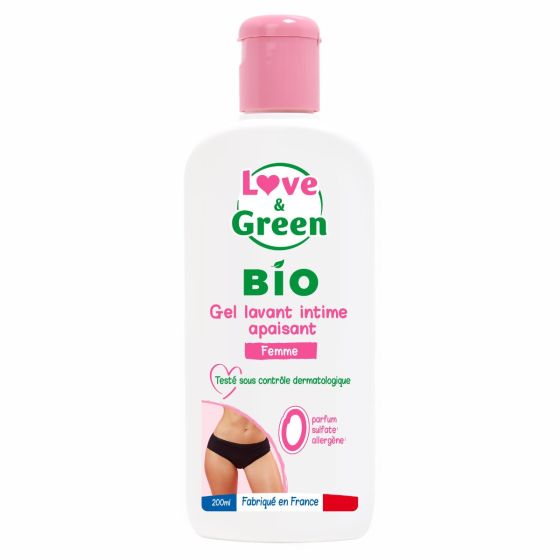 Love and Green Gel Lavant Intime Apaisant 200ml Love and Green