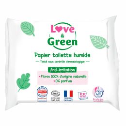 Wipes are hypoallergenic 0% Love and Green Love and Green