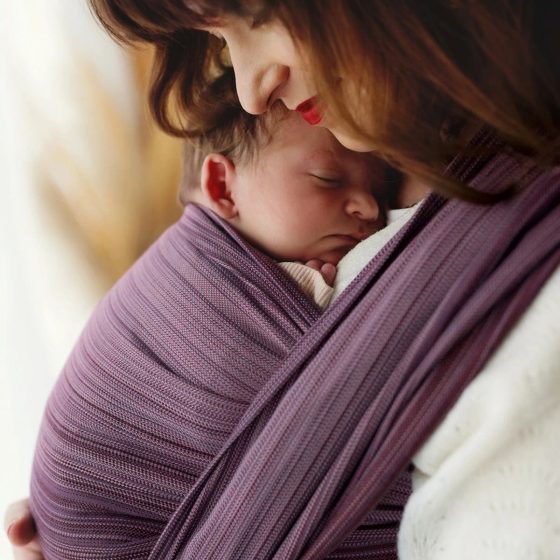Little Frog Bamboo Rubellite Baby wrap