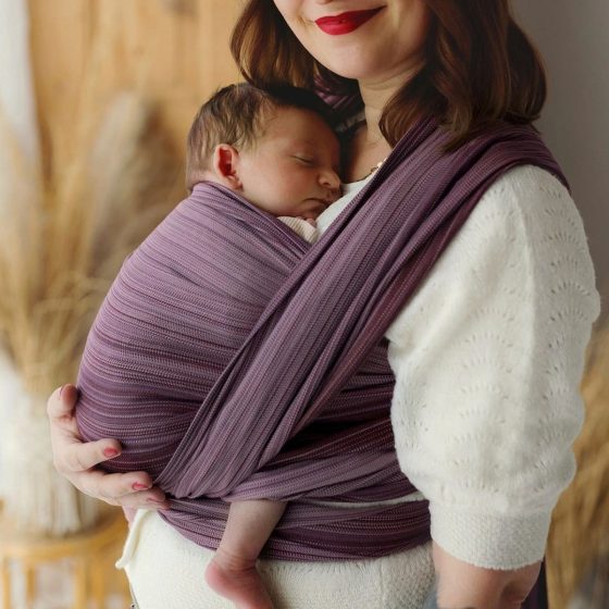 Little Frog Bamboo Rubellite Baby wrap
