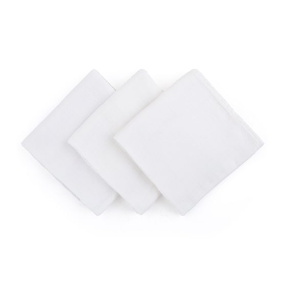 Petite&Mars - Moussy -Set of 3  Bamboo muslin swaddles