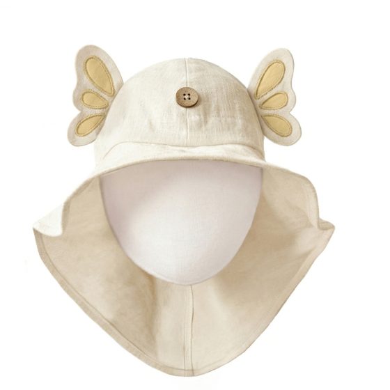 ManyMonths Chapeau d’été ajustable Butterfly Eco Hempies en chanvre et coton bio Manymonths