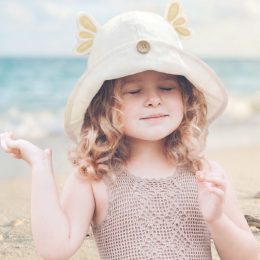ManyMonths ECO Hempies Butterfly Summer Hat - Naturel