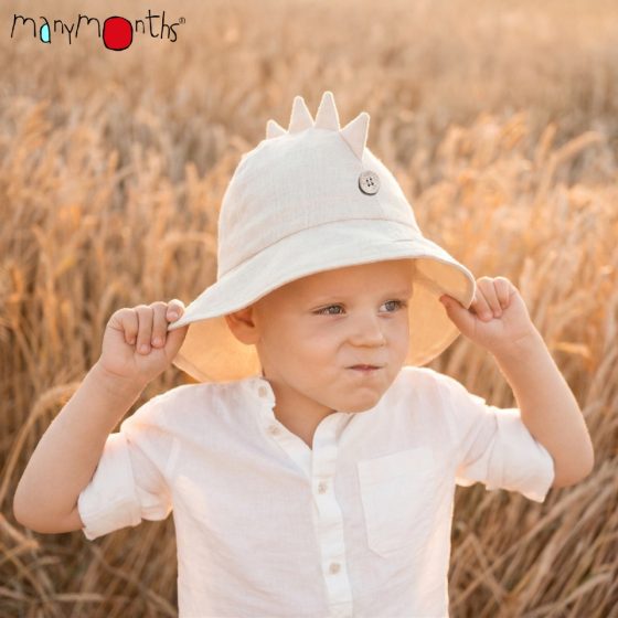 Manymonths Dino Chapeau de soleil ajustable ECO Hempies Manymonths