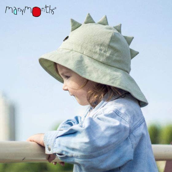 Manymonths Dino Chapeau de soleil ajustable ECO Hempies Manymonths