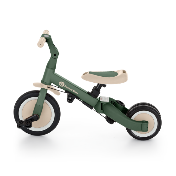 Petite&Mars - Turbo Plus - Tricycle Enfant Multifonctionnel 5en1 Petite & Mars