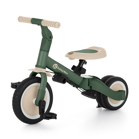 Petite&Mars - Turbo Plus - Tricycle Enfant Multifonctionnel 5en1 Petite & Mars