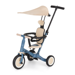 Petite & Mars - Turbo Plus -  Multifunctional tricycle 5in1 - Ocean-Blue