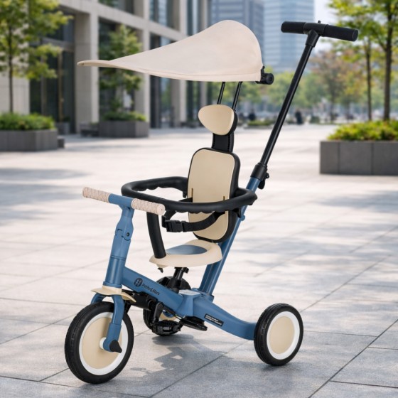 Petite & Mars - Turbo Plus -  Multifunctional tricycle 5in1