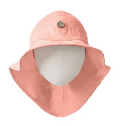 Manymonths Chapeau chanvre ajustable Charmer/ Explorer 3-12/18 mois - Peach-Rose