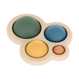 Petite&Mars - Chill out - Silicone pop up teether Fish 6m+