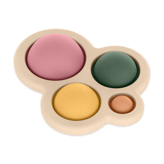 Petite&Mars - Chill out - Silicone pop up teether Fish 6m+