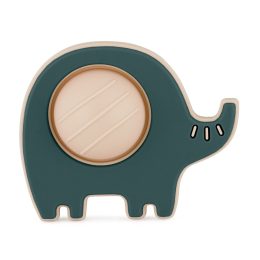 Petite&Mars - Silicone pop up teether Elephant Edwin 6m+ - Misty Green