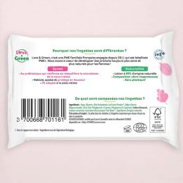 Love and Green Lingettes intimes apaisantes x20 Love and Green