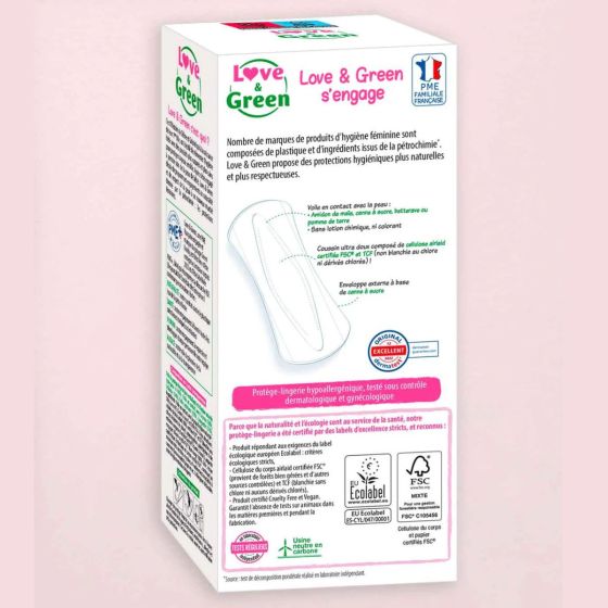 Love and Green Hypoallergenic Flexi Pads x28 Love and Green