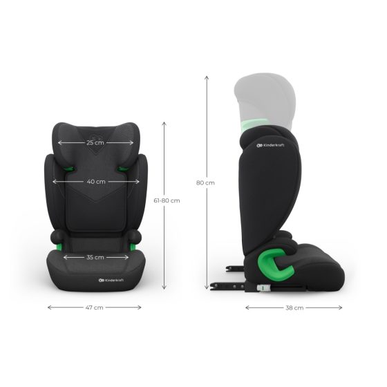 KinderKraft JUNIOR FIX 2 PLUS i-Size Car seat 100 - 150 cm