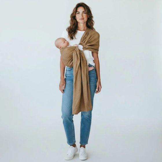 Storchenwiege RingSling en lin Storchenwiege baby carrier