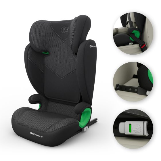 KinderKraft Siège auto JUNIOR FIX 2 PLUS i-Size 100 - 150 cm