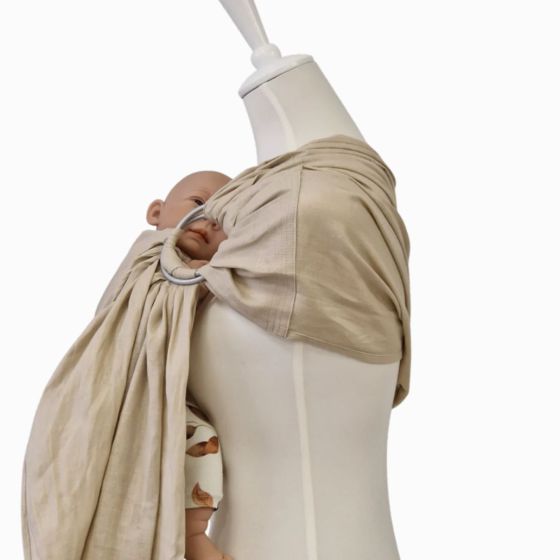 Storchenwiege RingSling en lin Storchenwiege baby carrier