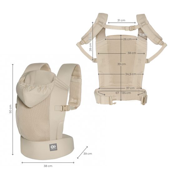 KinderKraft CarryBee - baby carrier mesh