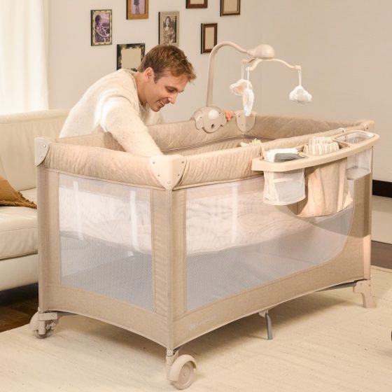 Kinderkraft Leody up - Travel Cot with accessories